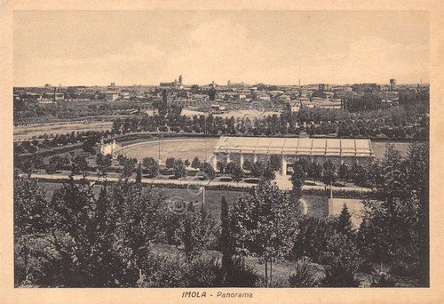 Cartolina Imola Panorama Stadio? grinza | Immagine principale