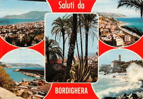 Cartolina Imperia Bordighera vedutine 1978 | Immagine principale