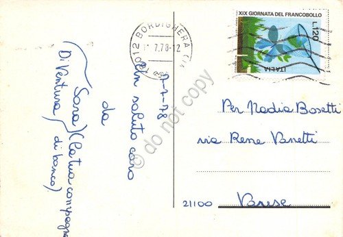 Cartolina Imperia Bordighera vedutine 1978 | Immagine Gallery 2