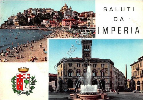 Cartolina Imperia vedutine 1959 | Immagine principale