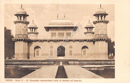 Cartolina India Mausoleo Maomettano Serie V n. 13 Istituto Missioni … | Immagine principale
