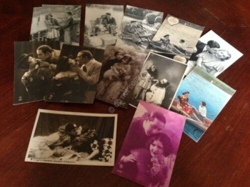 Cartolina Innamorati piccolo lotto di 12 pezzi formato piccolo NVG | Immagine principale