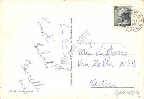 Cartolina Intra vedute barche 1968 (Verbania) | Immagine Gallery 2