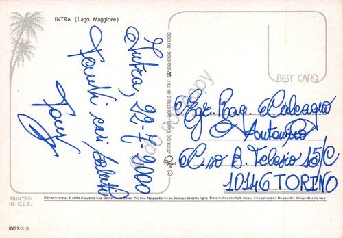 Cartolina Intra vedute varie dall'alto lungolago | Immagine Gallery 2