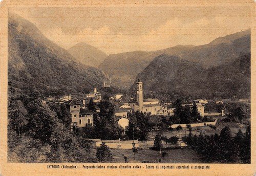 Cartolina Introbio Valsassina Panorama 1952 | Immagine principale