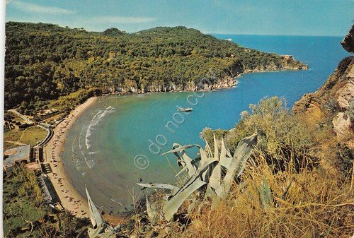 Cartolina Ischia Lacco Ameno Spiaggia San Montano panorama dall'alto 1982 | Immagine principale