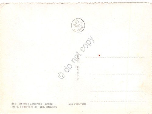 Cartolina Ischia Porto di Ischia panorama da Mezzocamino anni '50