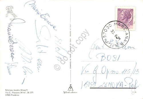 Cartolina Isola d'Elba 6 vedute 1991 (Livorno) | Immagine Gallery 2