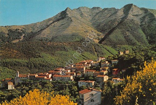 Cartolina Isola d'Elba Marciana case anni '70 | Immagine principale