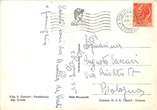 Cartolina Isola d'Elba Marciana Marina panorama 1955 (Livorno) | Immagine Gallery 2