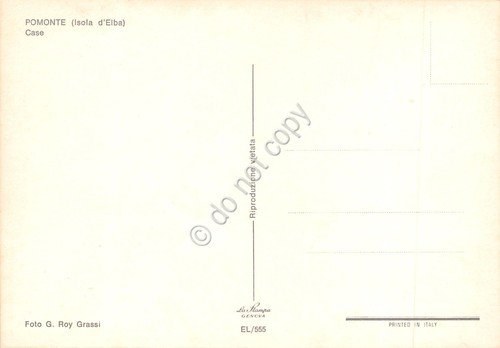 Cartolina Isola d'Elba Pomonte Case e ruderi anni '70 | Immagine Gallery 2