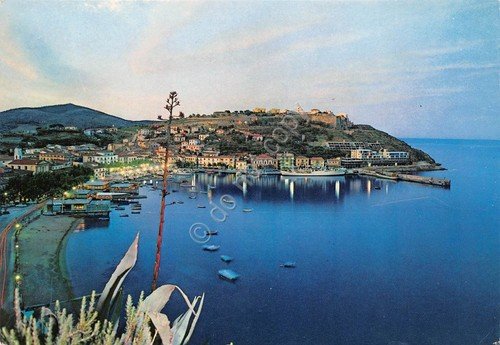 Cartolina Isola d' Elba Porto Azzurro panorama dal mare 1982 … | Immagine Gallery 1