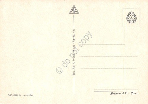 Cartolina Isola dei Pescatori vedute varie pescatore barca tipica reti
