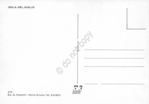 Cartolina Isola del Giglio vedute varie anni '80 | Immagine Gallery 2