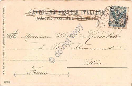 Cartolina Isola Lecchi Illustrata 1903 | Immagine Gallery 2
