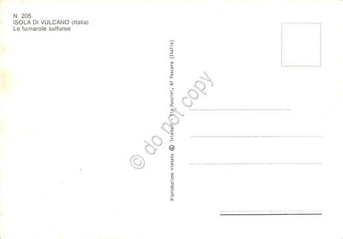 Cartolina Isole Eolie Vulcano animata spiaggia Fumarole Sulfuree | Immagine Gallery 2