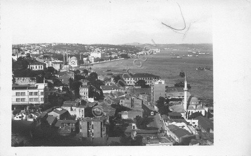 Cartolina Istanbul Dolmabahca panorama fotocartolina | Immagine principale