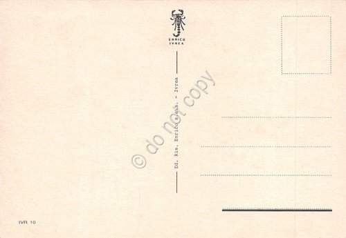 Cartolina Ivrea vedute varie ESSO benzina anni '90