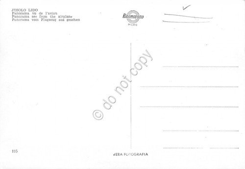 Cartolina Jesolo Lido Panorama aereo della spiaggia | Immagine Gallery 2