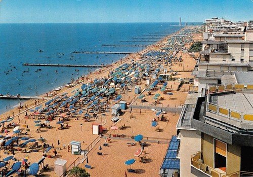 Cartolina Jesolo Lido Spiaggia 1972 | Immagine principale