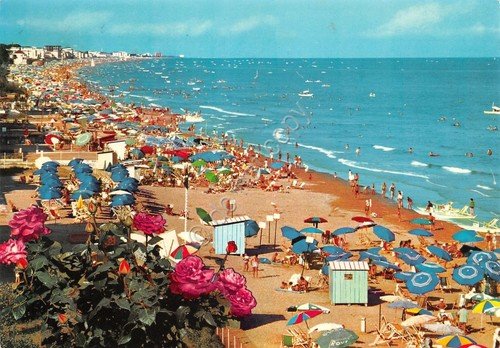 Cartolina Jesolo Lido spiaggia stabilimento 1971 | Immagine principale