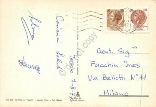 Cartolina Jesolo Lido vedute 1977 (Venezia) | Immagine Gallery 2