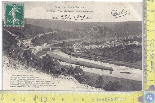 Cartolina Joigny - Vallee de la Meuse - Vg France …