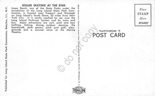 Cartolina Jones Beach Long Island, New York Roller skating rink | Immagine Gallery 2