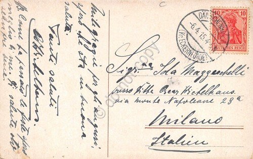 Cartolina Kiel Marine Akademie 1915 | Immagine Gallery 2
