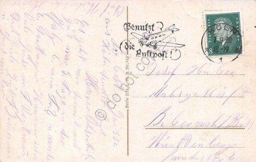 Cartolina Koln Dom und sudliche Altstadt anni '30 | Immagine Gallery 2