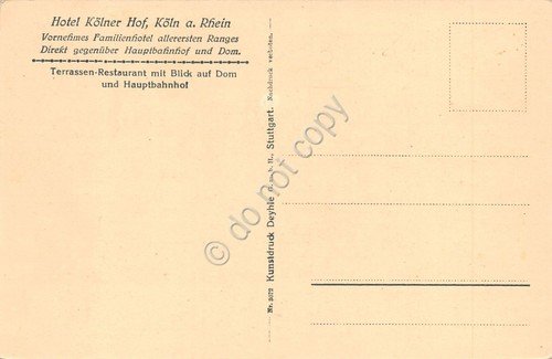 Cartolina Koln Hotel Kolner | Immagine Gallery 2