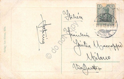 Cartolina Koln Totalansich 1912 | Immagine Gallery 2