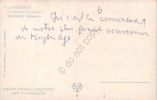 Cartolina Krusinanje Dusanovo Jugoslave Art illustrata | Immagine Gallery 2