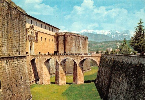 Cartolina L'Aquila Castello cinquecentesco 1972 (L'Aquila)