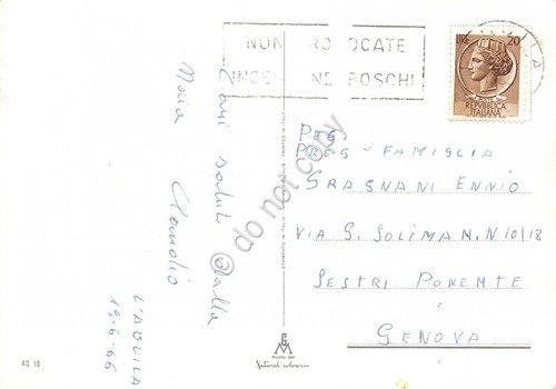 Cartolina L'Aquila Gran Sasso d'Italia 3 vedute cappello e picozza … | Immagine Gallery 2