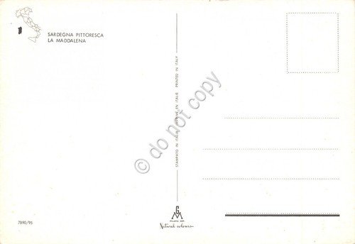 Cartolina La Maddalena Sardegna veduta parziale | Immagine Gallery 2