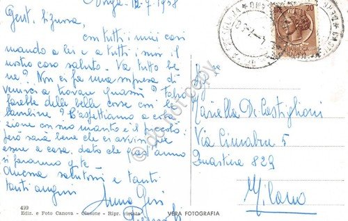 Cartolina La Presolana Panorama 1958 (Bergamo) | Immagine Gallery 2