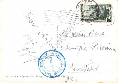 Cartolina La Spezia Giardini e Grattacielo anni '50 | Immagine Gallery 2