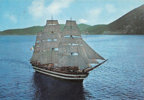 Cartolina La Spezia Museo Navale Serie Navi Moderne Vespucci