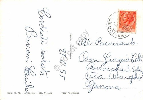 Cartolina La Spezia panorama 1955 | Immagine Gallery 2