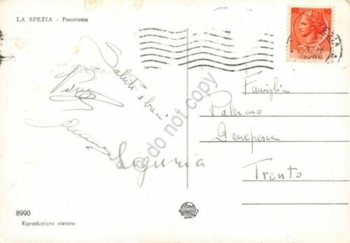 Cartolina La Spezia panorama dall'alto 1955 | Immagine Gallery 2