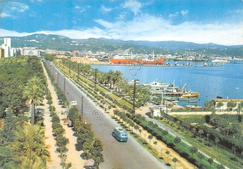 Cartolina La Spezia Passeggiata a mare Morin | Immagine principale