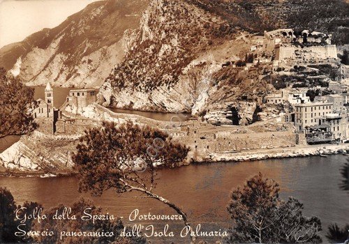 Cartolina La Spezia Portovenere Isola Palmaria anni '50 | Immagine principale
