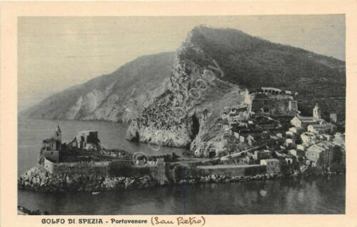 Cartolina La Spezia Portovenere San Pietro anni '40