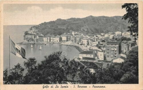 Cartolina La Spezia San Terenzo Panorama anni '40