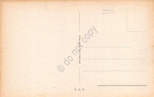 Cartolina La Spezia Via Spallanzani animata segni ingiallimento