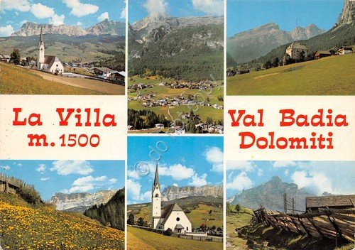 Cartolina La Villa Val Badia vedute 1979 (Bolzano) | Immagine principale