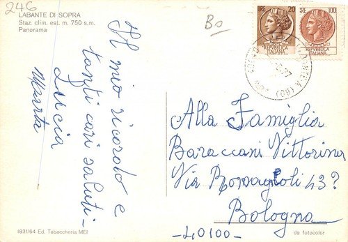 Cartolina Labante di Sopra Panorama 1977 | Immagine Gallery 2