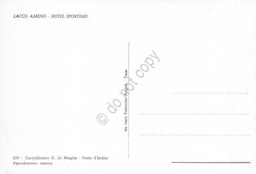Cartolina Lacco Ameno Hotel Sporting Piscina | Immagine Gallery 2