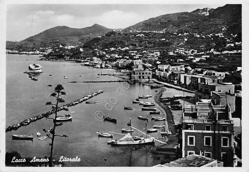 Cartolina Lacco Ameno Litorale 1952 | Immagine principale